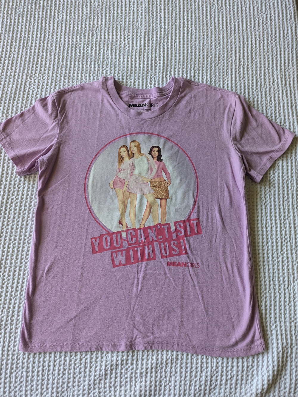Pink Graphic Tee - "You Can't Sit With Us"